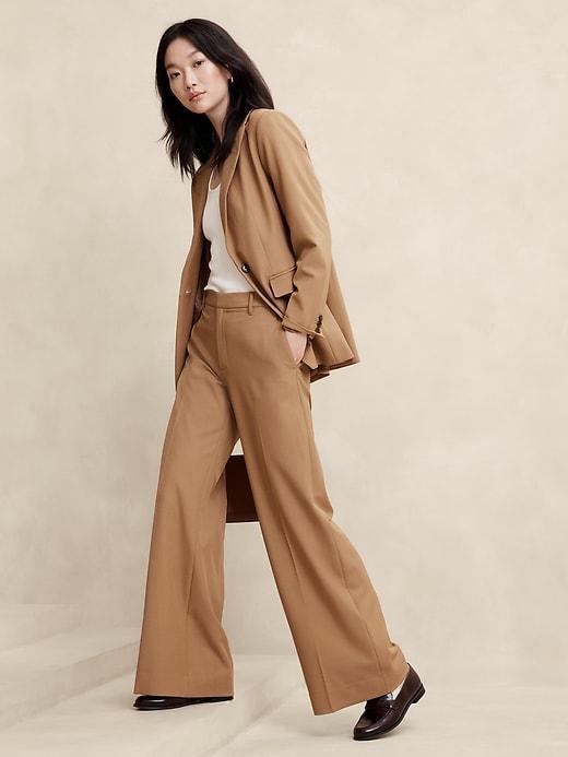 Sculpted Wide-Leg Trouser Product Image