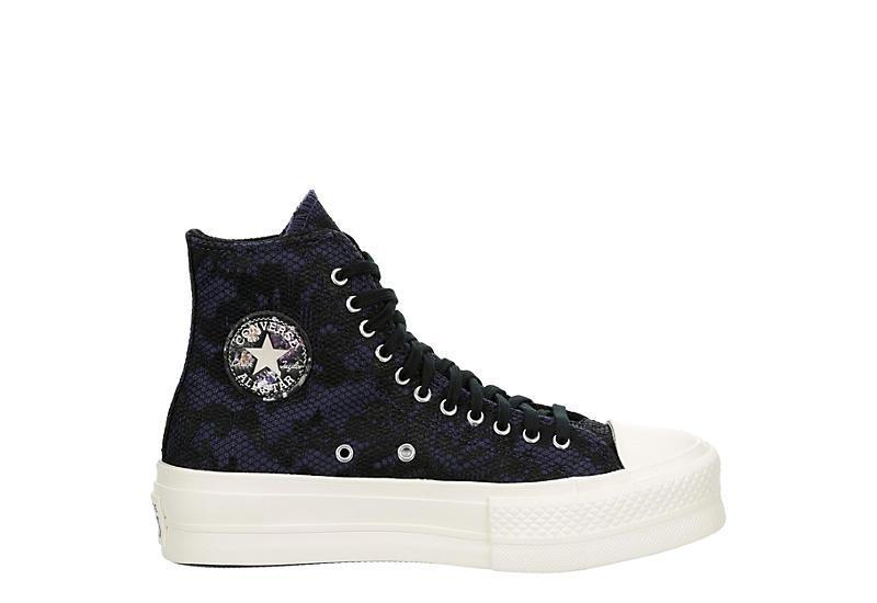 Converse Chuck Taylor All Star Lift Womens Platform Sneakers Brt Blue Product Image