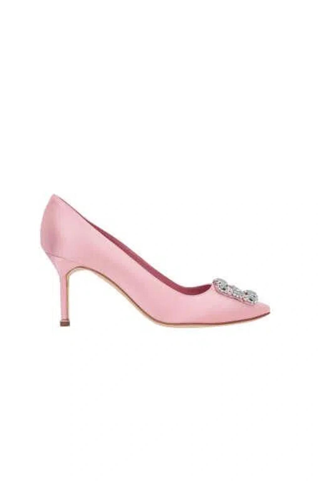 MANOLO BLAHNIK Hangisi Pumps In Pink Product Image