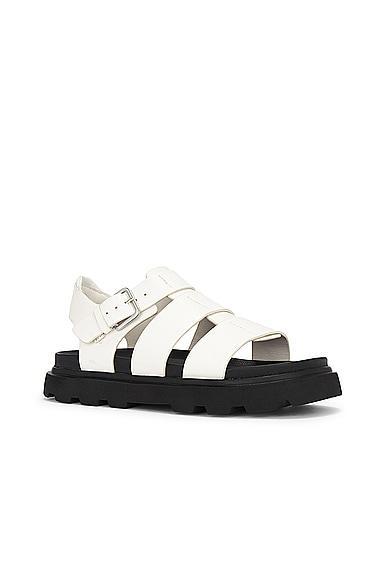 UGG Capitelle Strap Sandal in White Product Image