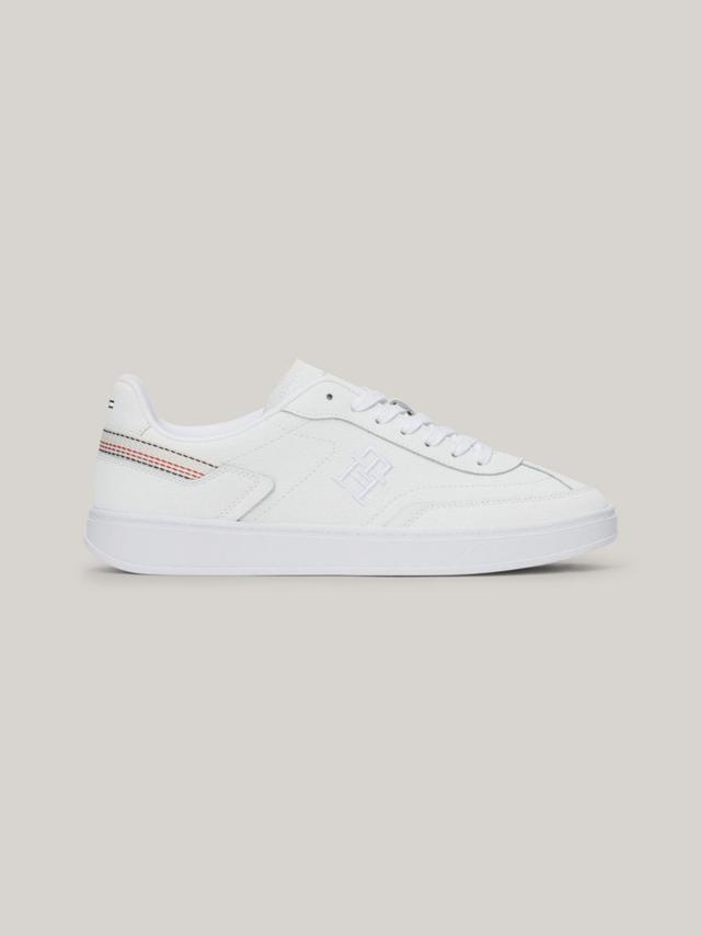 Tommy Hilfiger Women's TH Logo Signature Stitch Sneaker - White - US 9 / EU 40 Product Image