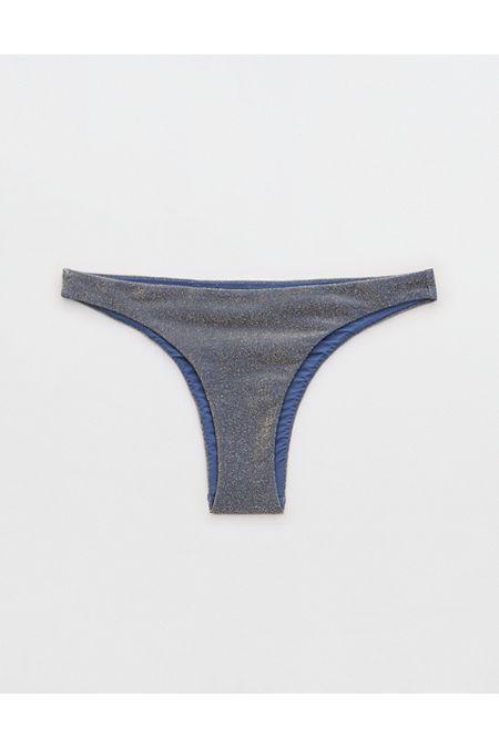 Aerie Sparkle Cheekiest Bikini Bottom Women's Product Image