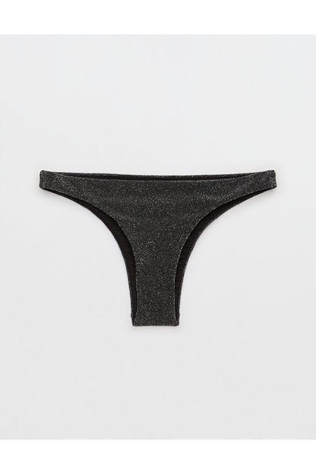 Aerie Sparkle Cheekiest Bikini Bottom Women's Product Image