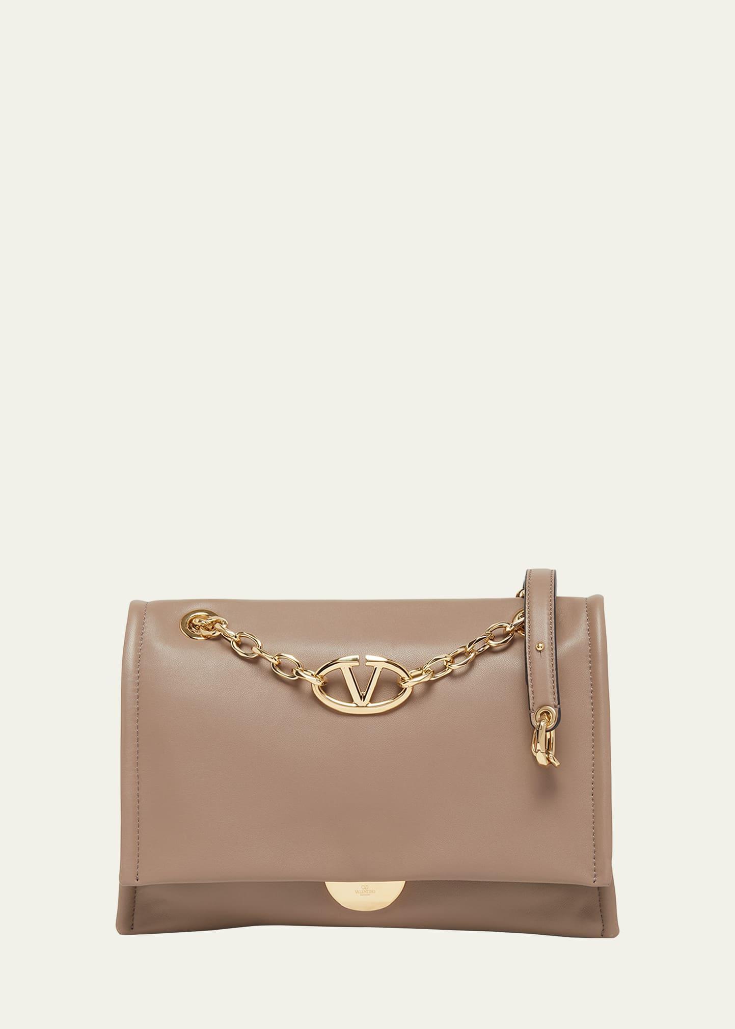 Vlogo Shoulder Bag With Chain In Brown Product Image