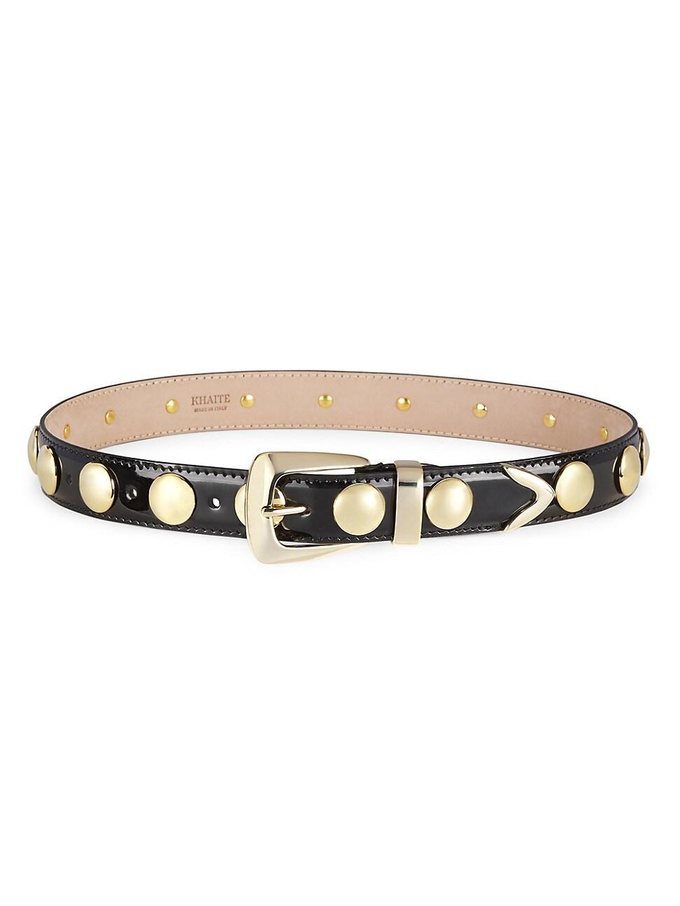 Womens Benny Studded Leather Belt Product Image