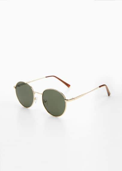 MANGO MAN - Round Metal Sunglasses - One size - Men Product Image