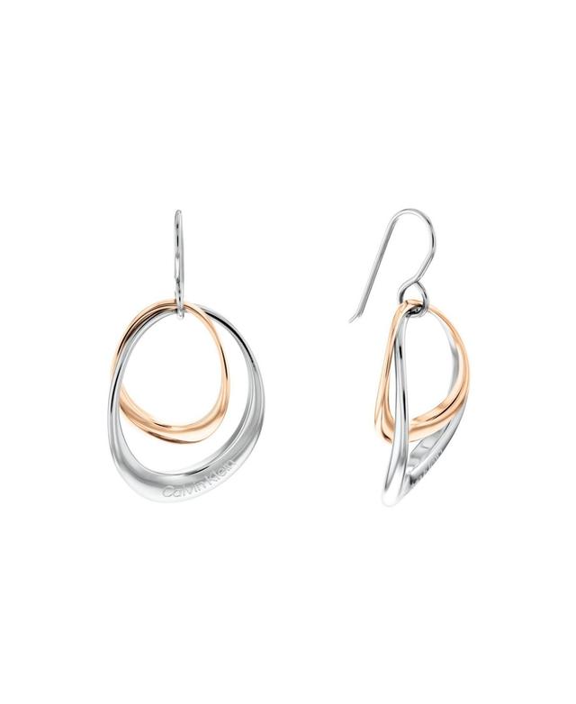 Calvin Klein Womens Two-Tone Stainless Steel Earrings Product Image