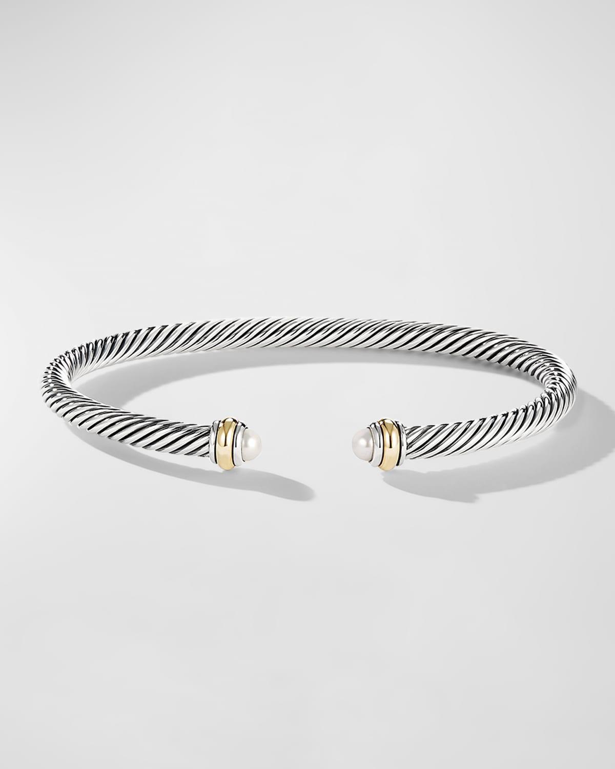 Womens Cable Classics Color Bracelet with 18K Yellow Gold Product Image