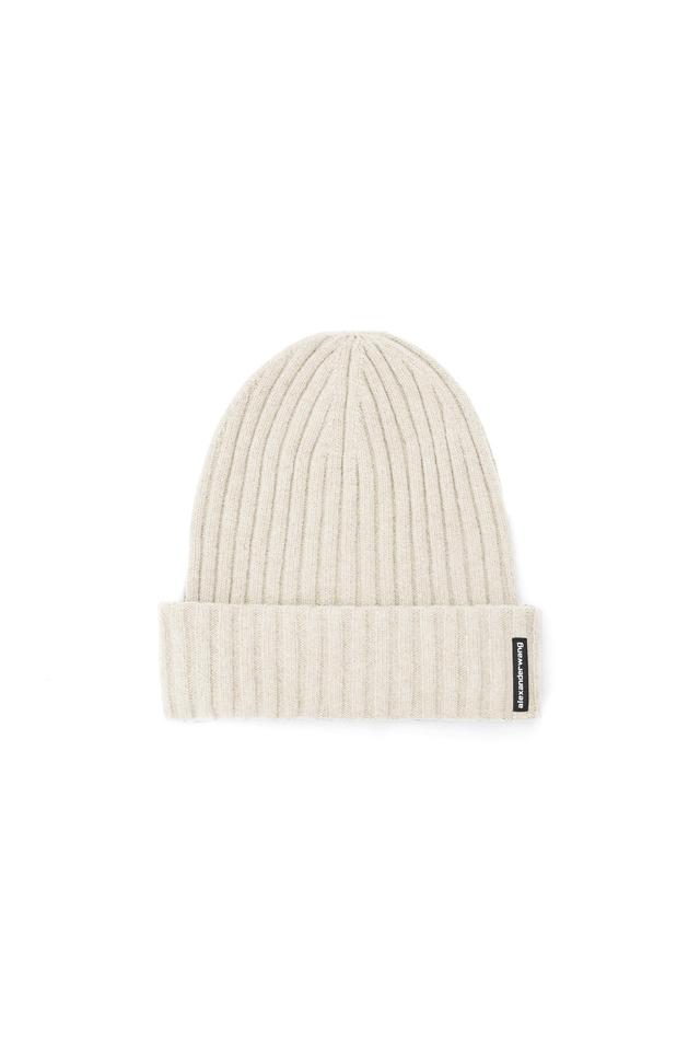 Ribbed Beanie With Logo Flag Tag Product Image