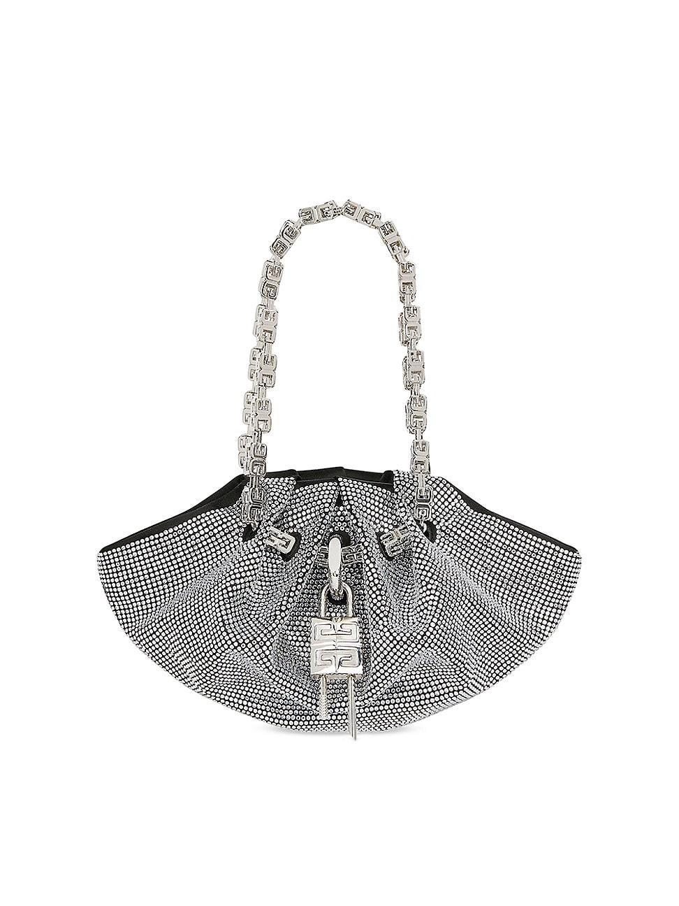 Womens Mini Kenny Bag In Satin With Strass Product Image