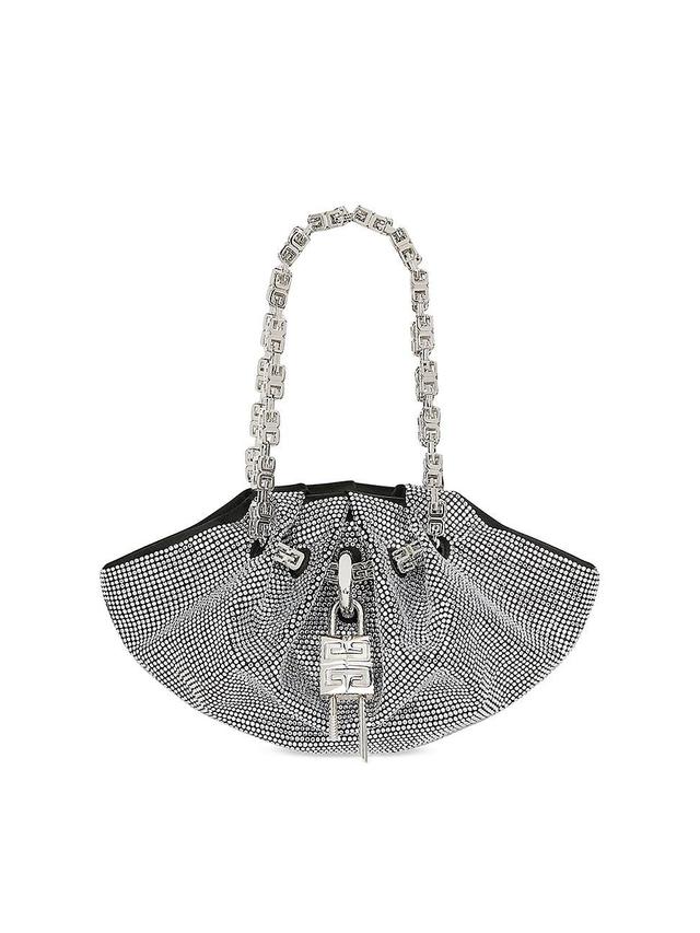 Womens Mini Kenny Bag In Satin With Strass Product Image