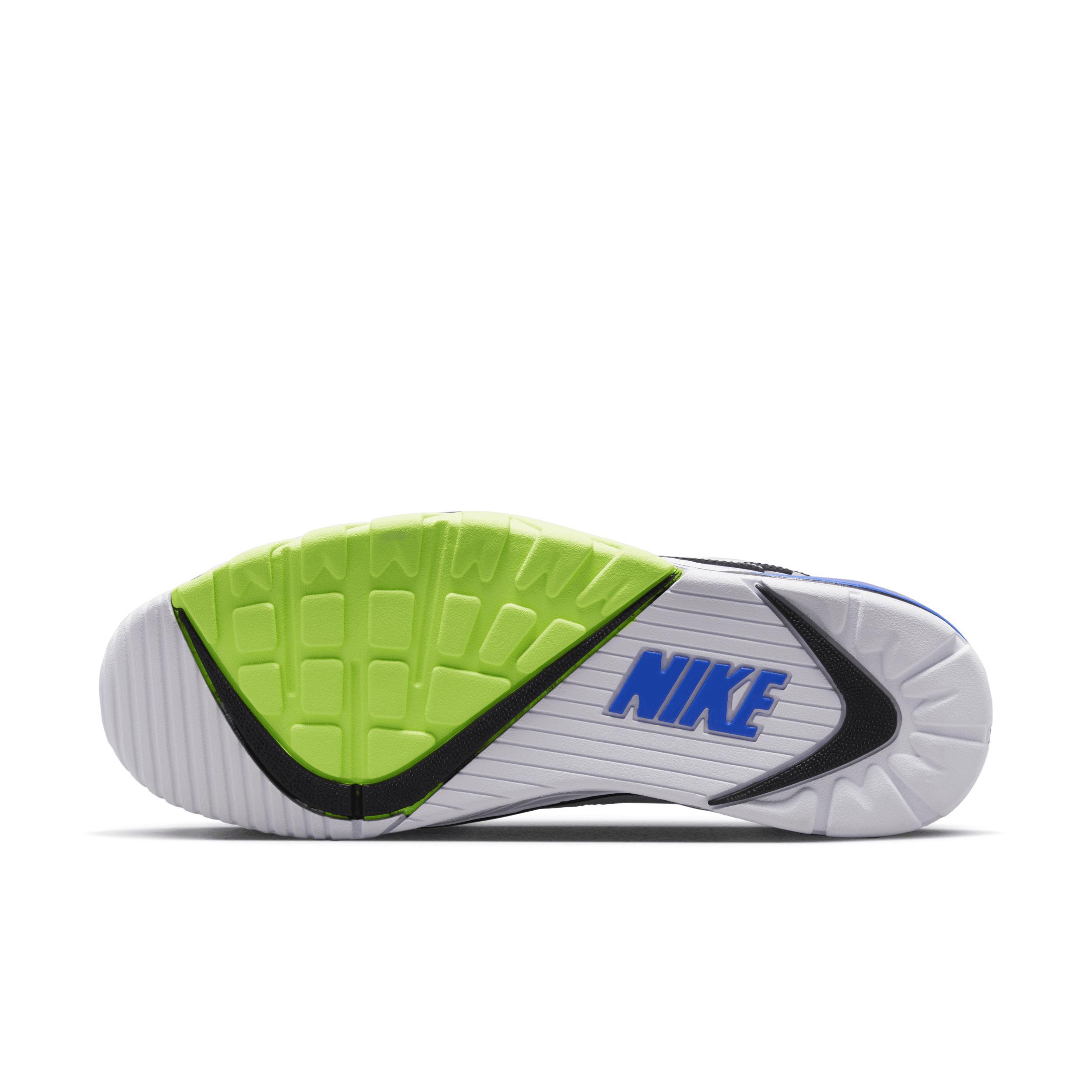 Nike Mens Air Trainer 3 - Running Shoes White/Blue/Volt Product Image