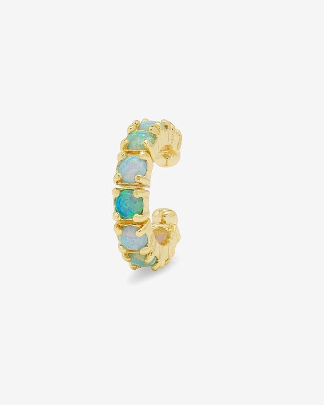 "Oh She Fancy" Ear Cuff - Gold|Blue Opal Ombré Product Image