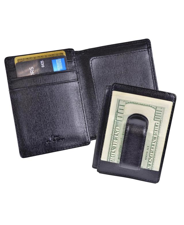 Mens Royce New York Leather Money Clip Wallet Product Image