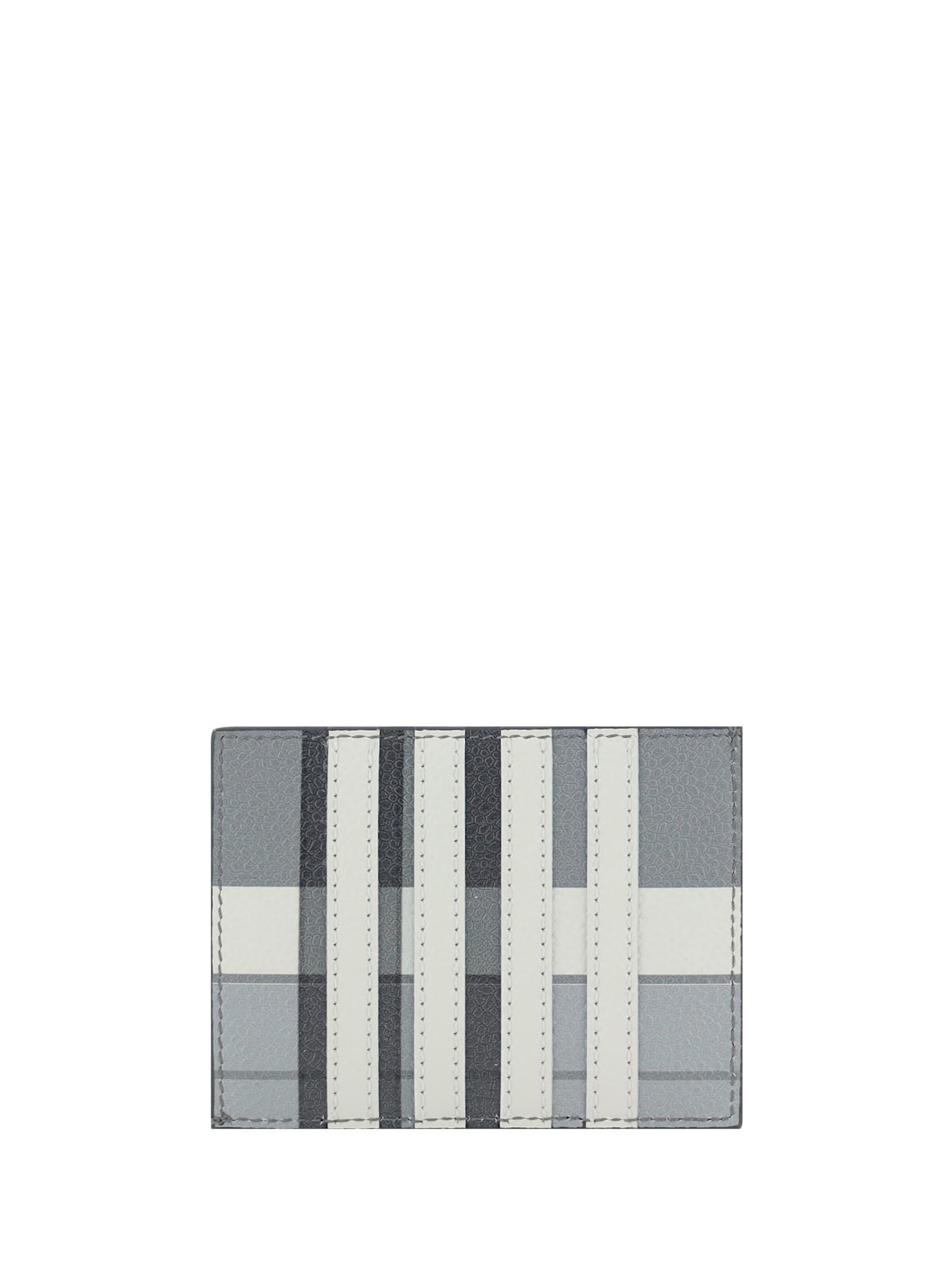 THOM BROWNE Card Holder In Grey Product Image