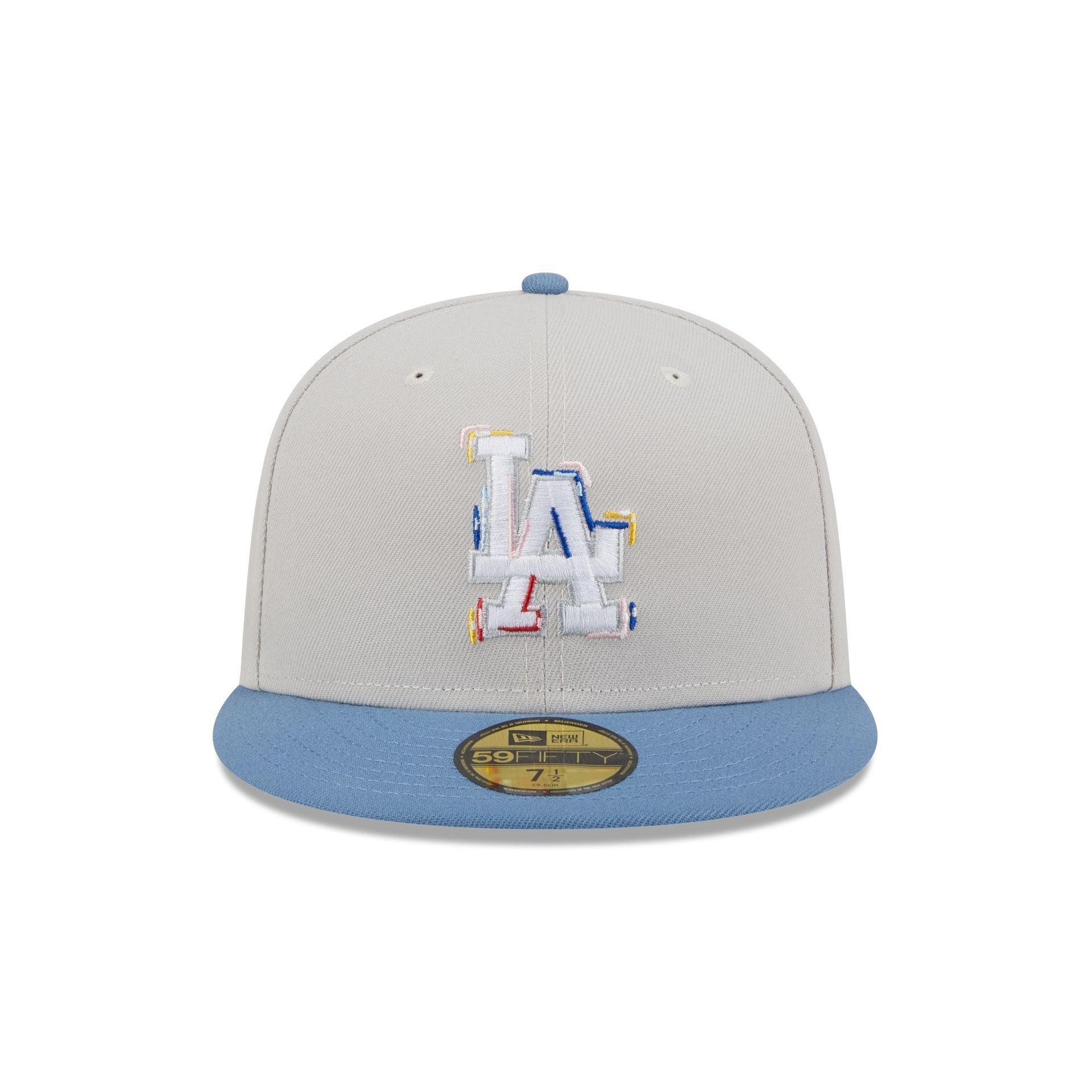 Los Angeles Dodgers Color Brush 59FIFTY Fitted Hat Male Product Image