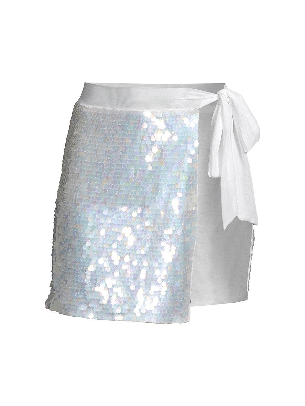 Womens Sienna Sequined Sarong Product Image