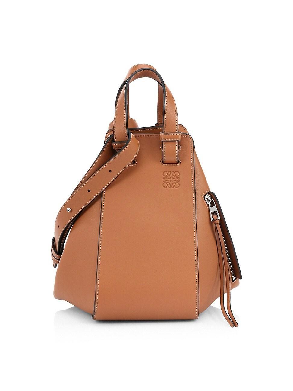 Womens Small Hammock Leather Shoulder Bag Product Image