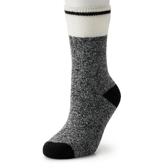 Womens Heat Holders Lite 5x Warmer Block Twist Crew Socks Product Image