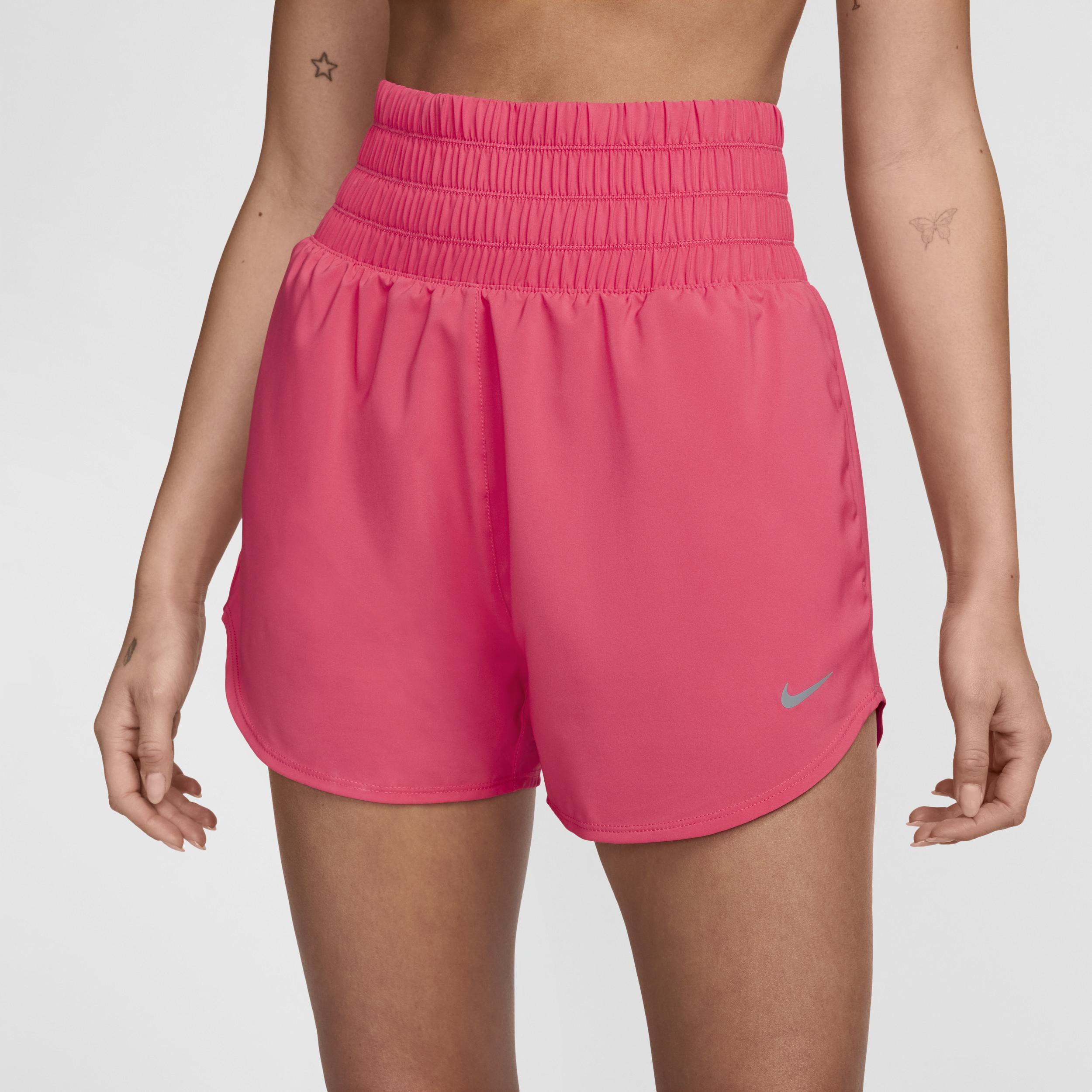 Nike Women's One Dri-FIT Ultra High-Waisted 3" Brief-Lined Shorts Product Image