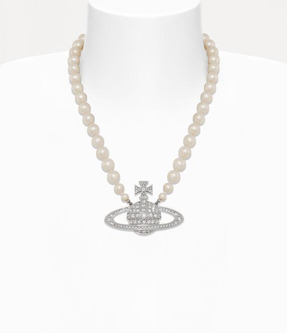 Man. Bas Relief Pearl Necklace Product Image