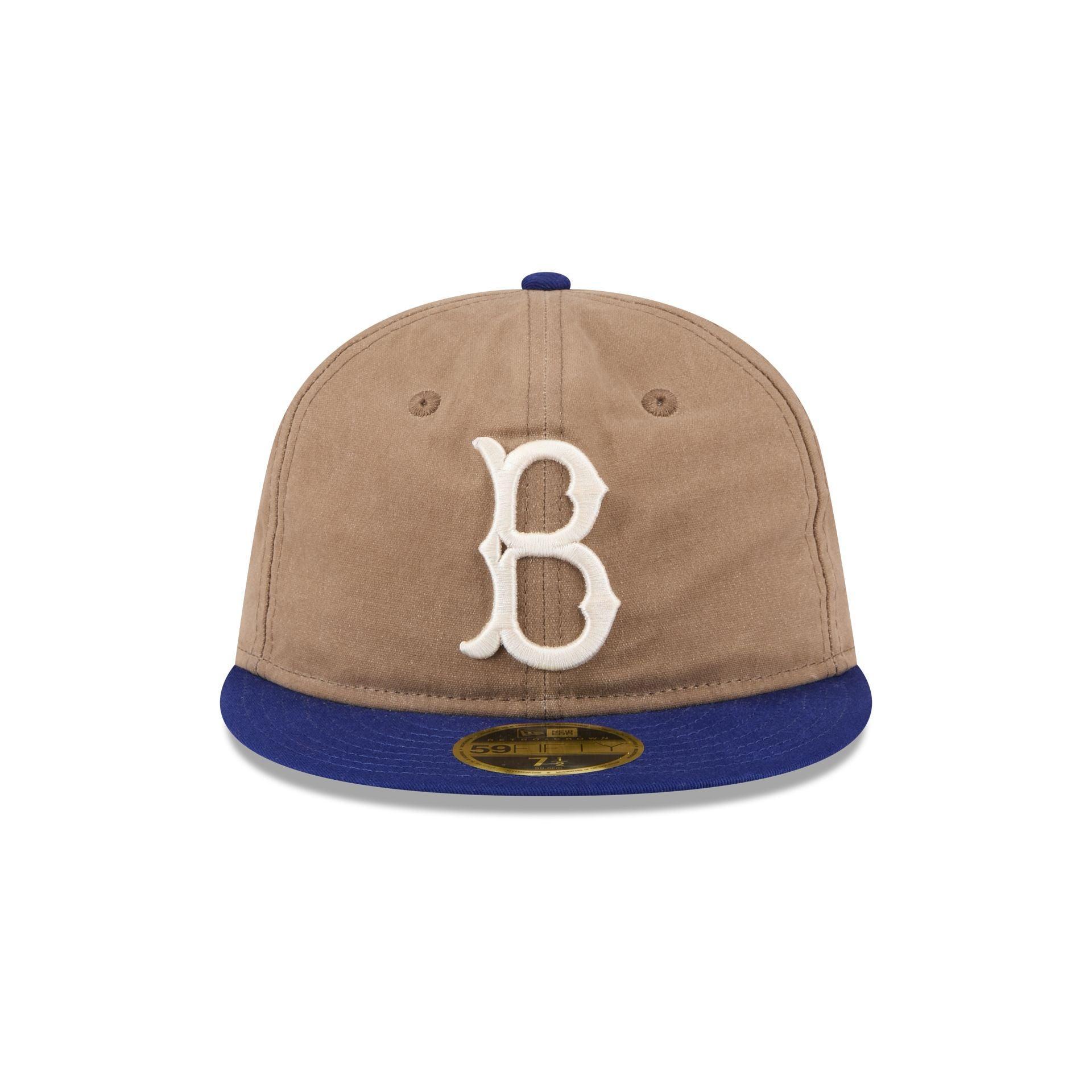 Brooklyn Dodgers Wax Canvas Retro Crown 59FIFTY Fitted Hat Male Product Image