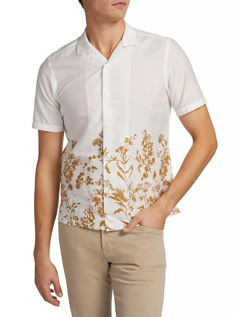 COLLECTION Botanical Cotton Camp Shirt Product Image