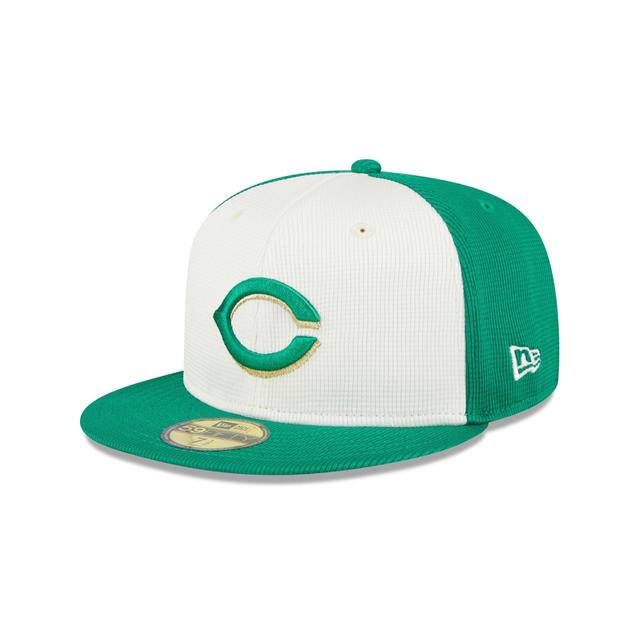 Cincinnati Reds St. Patrick's Day 2024 59FIFTY Fitted Hat Male Product Image