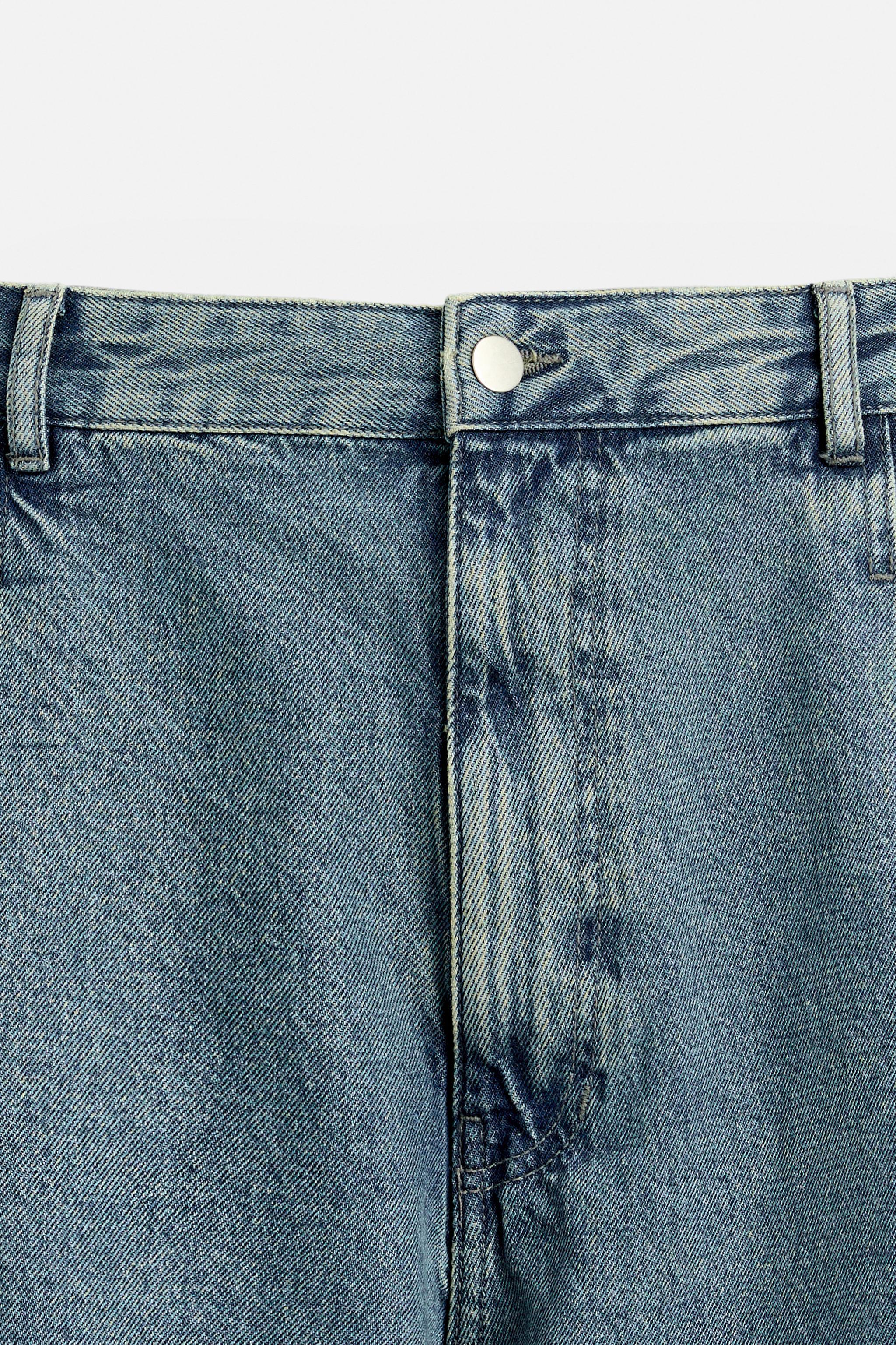 FRAYED DENIM SHORTS Product Image