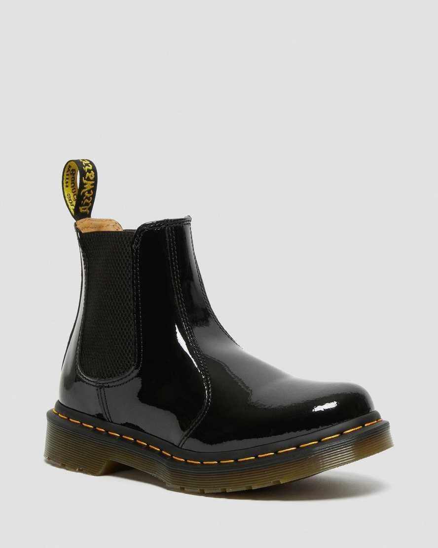 2976 Women's Patent Leather Chelsea Boots Product Image