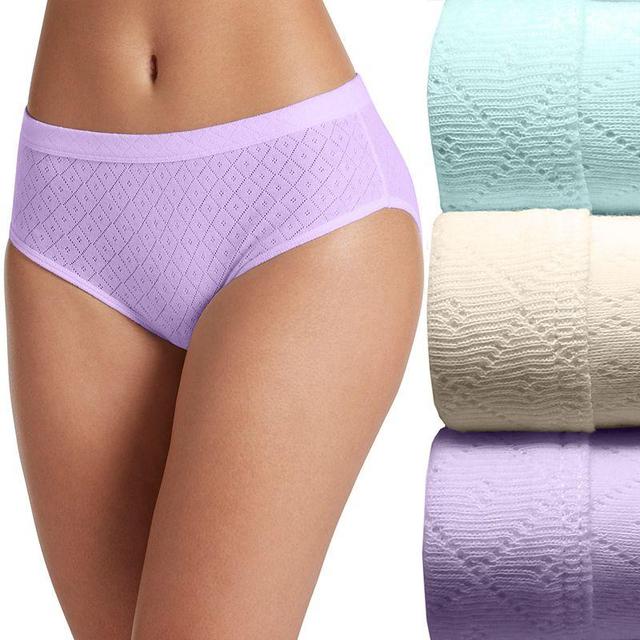 Womens Jockey 3-pk. Elance Breathe Hipster Panty Set 1540 Product Image