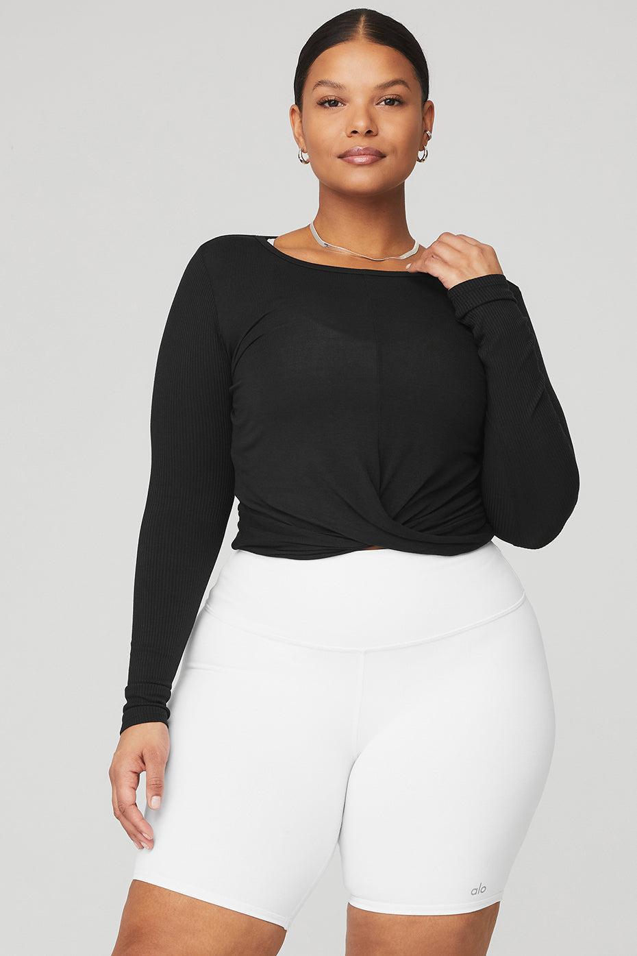 Cover Long Sleeve Top - Black Female Product Image