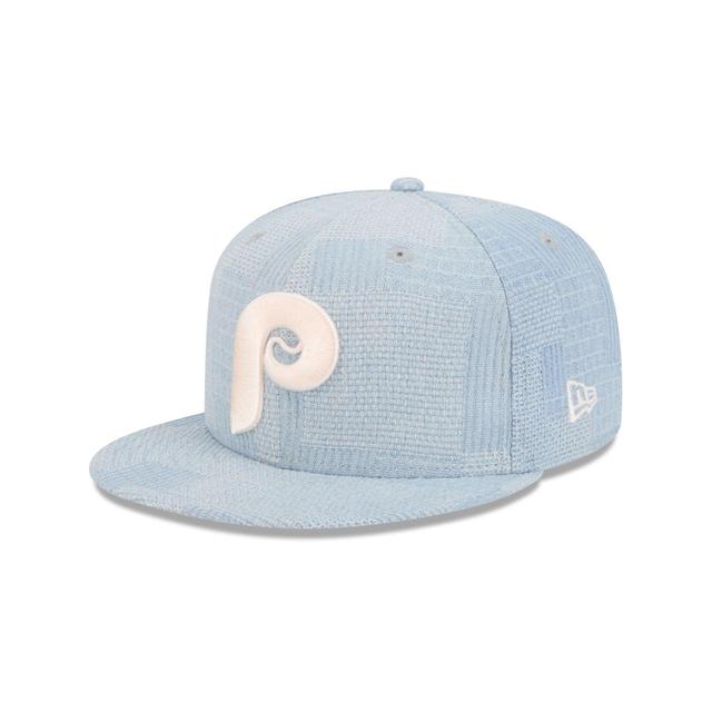 Philadelphia Phillies Denim Patchwork 9FIFTY Snapback Hat Male Product Image