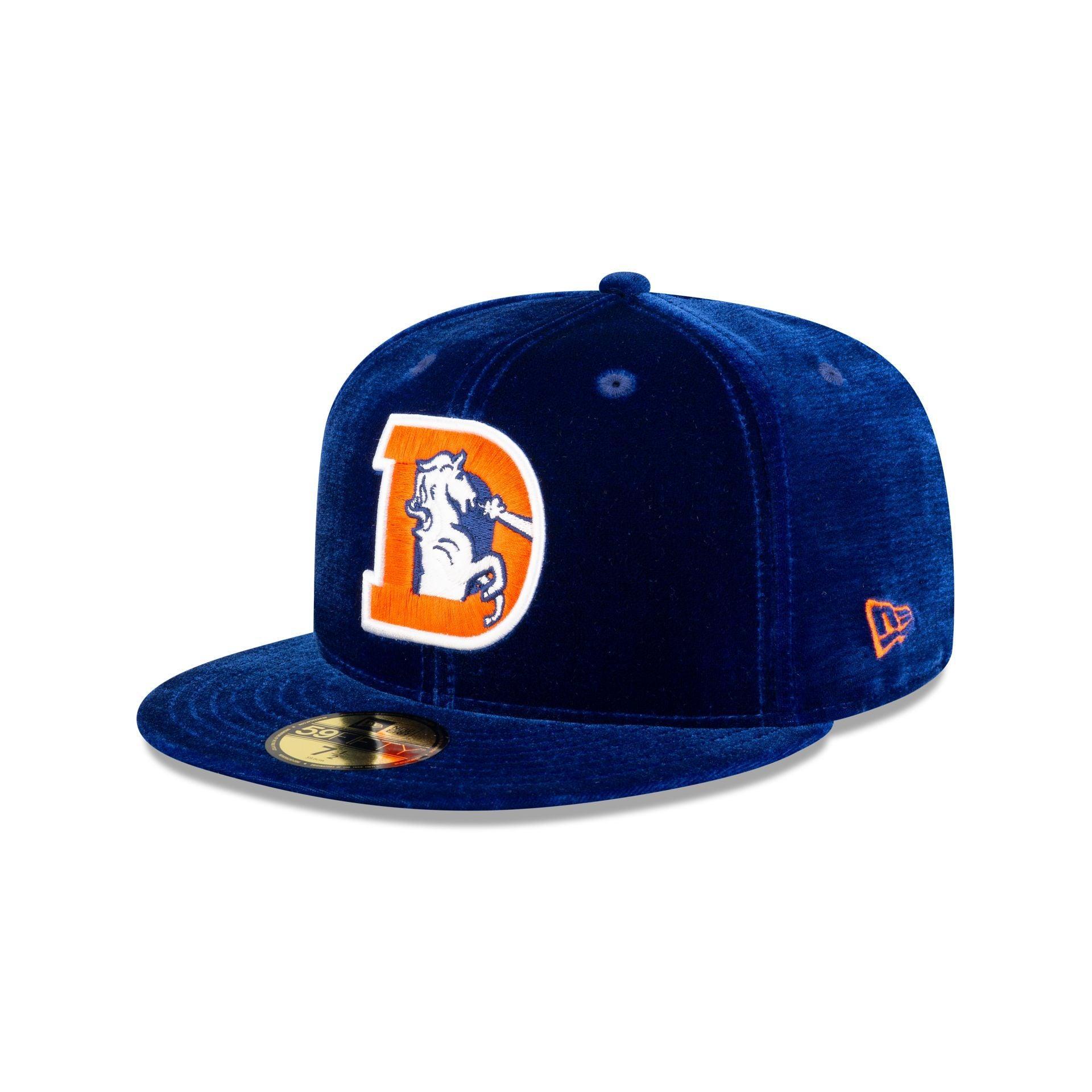 Just Caps Velvet Historic Denver Broncos 59FIFTY Fitted Hat Male Product Image