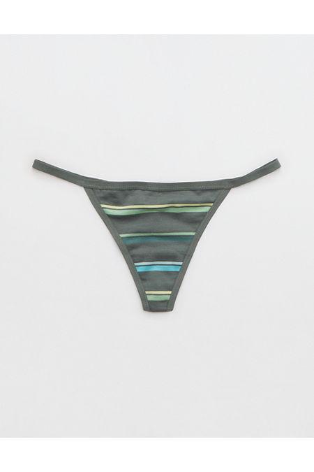 Aerie Cotton String Thong Underwear Women's Product Image