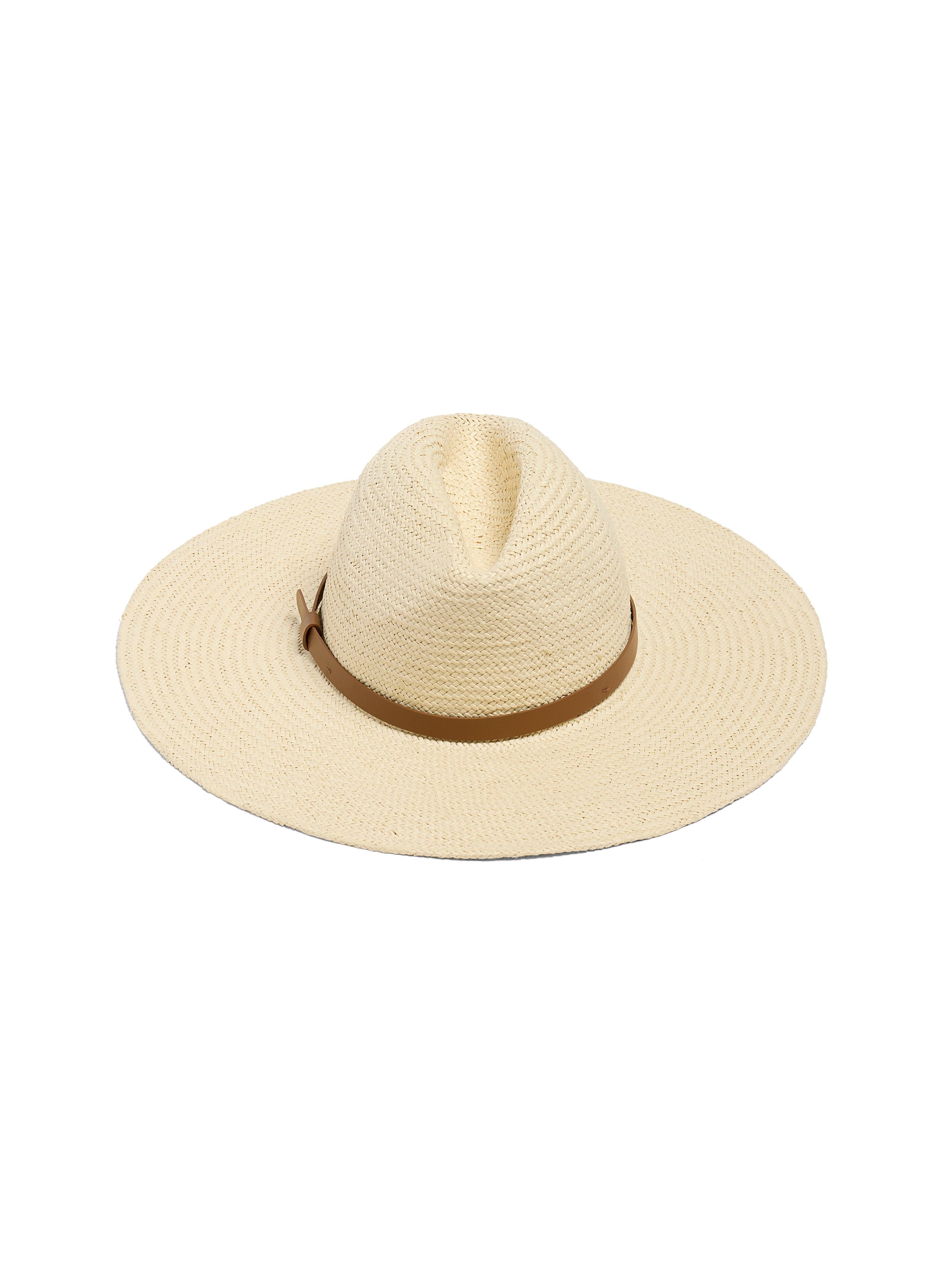 Paper Packable Rancher Hat - Cream Female Product Image