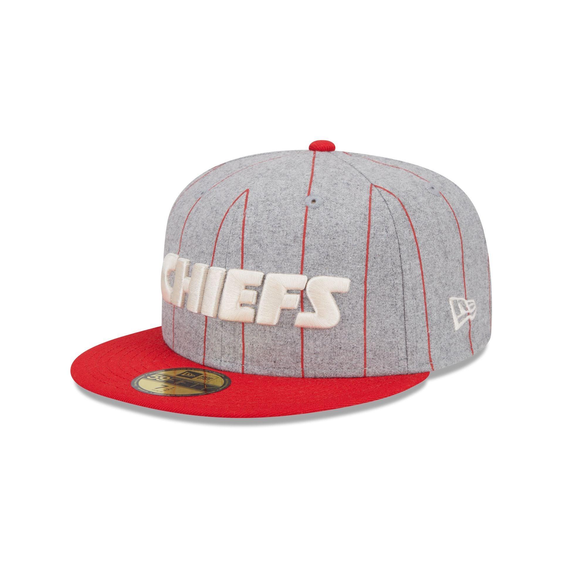 Kansas City Chiefs Heather Pinstripe 59FIFTY Fitted Hat Male Product Image