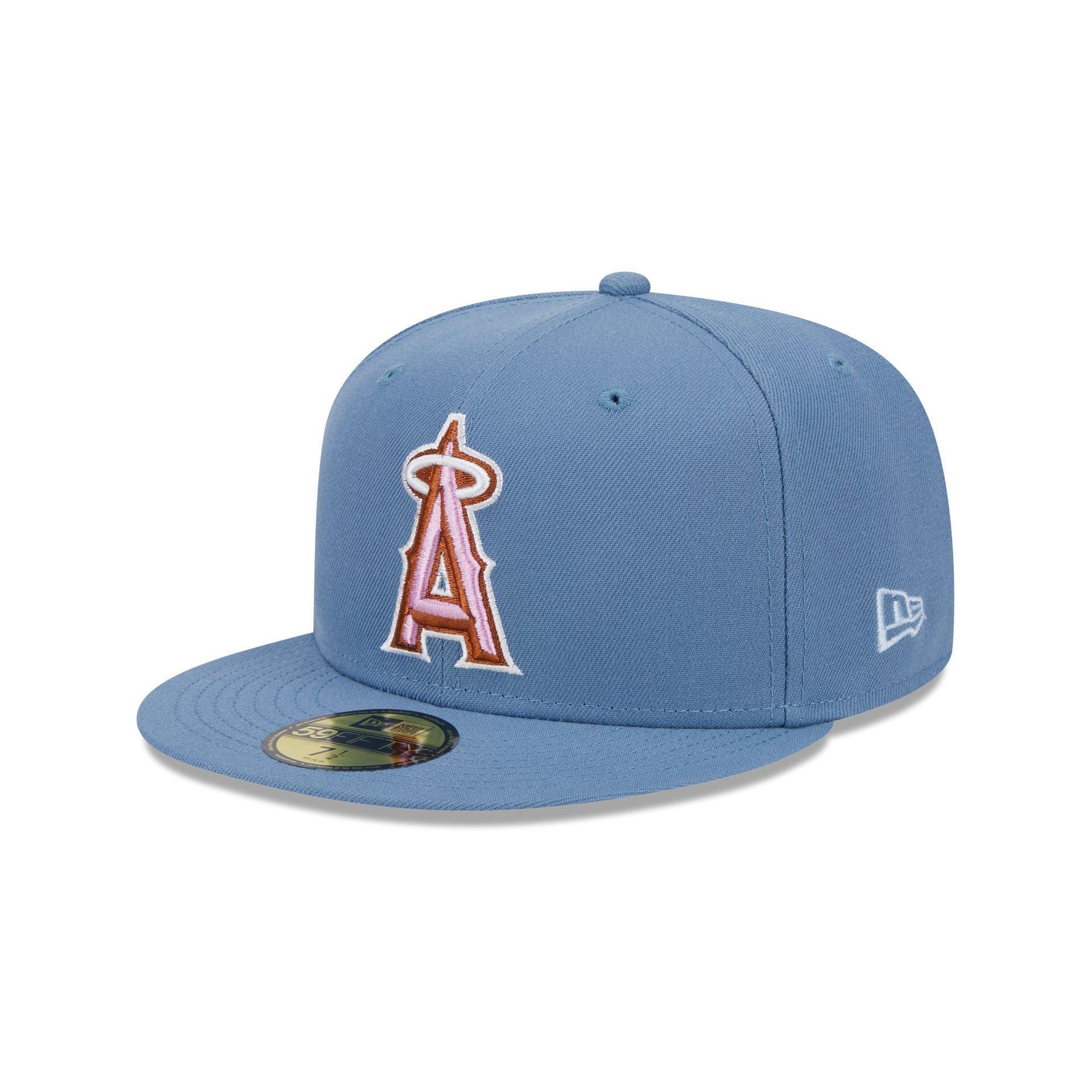 Los Angeles Angels Color Pack Faded Blue 59FIFTY Fitted Hat Male Product Image