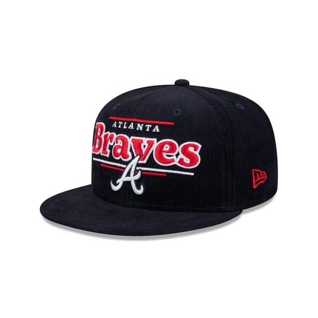 Atlanta Braves Throwback Display 9FIFTY Snapback Hat Male Product Image