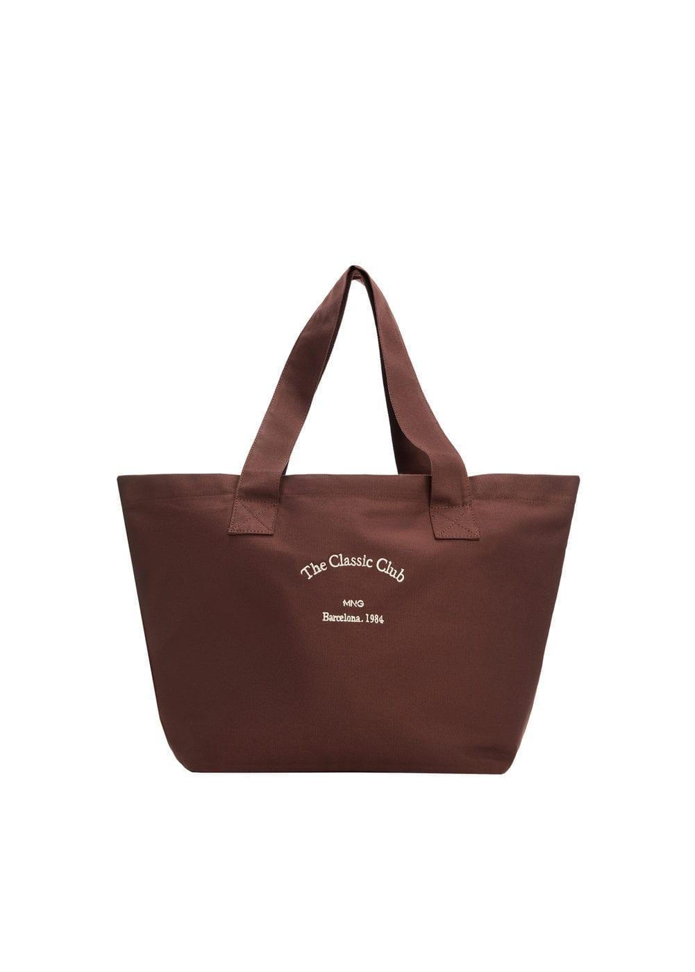 MANGO - Cotton shopper bag - One size - Women Product Image