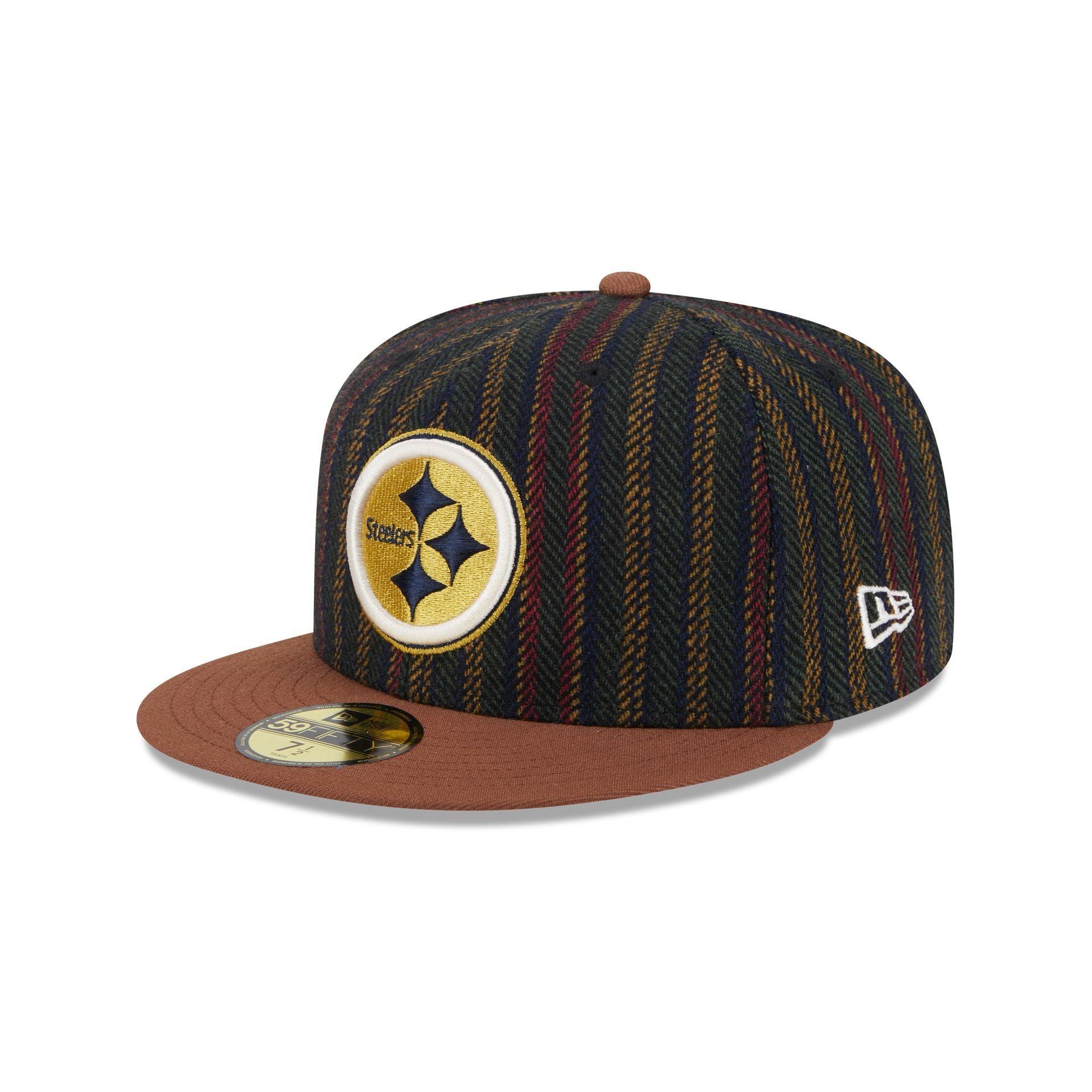 Pittsburgh Steelers Vintage Herringbone 59FIFTY Fitted Hat Male Product Image