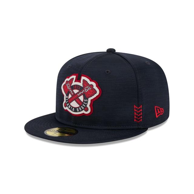 Atlanta Braves 2024 Clubhouse 59FIFTY Fitted Hat Male Product Image