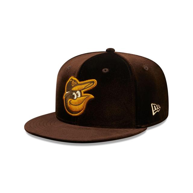 Baltimore Orioles Vintage Velvet 59FIFTY Fitted Hat Male Product Image