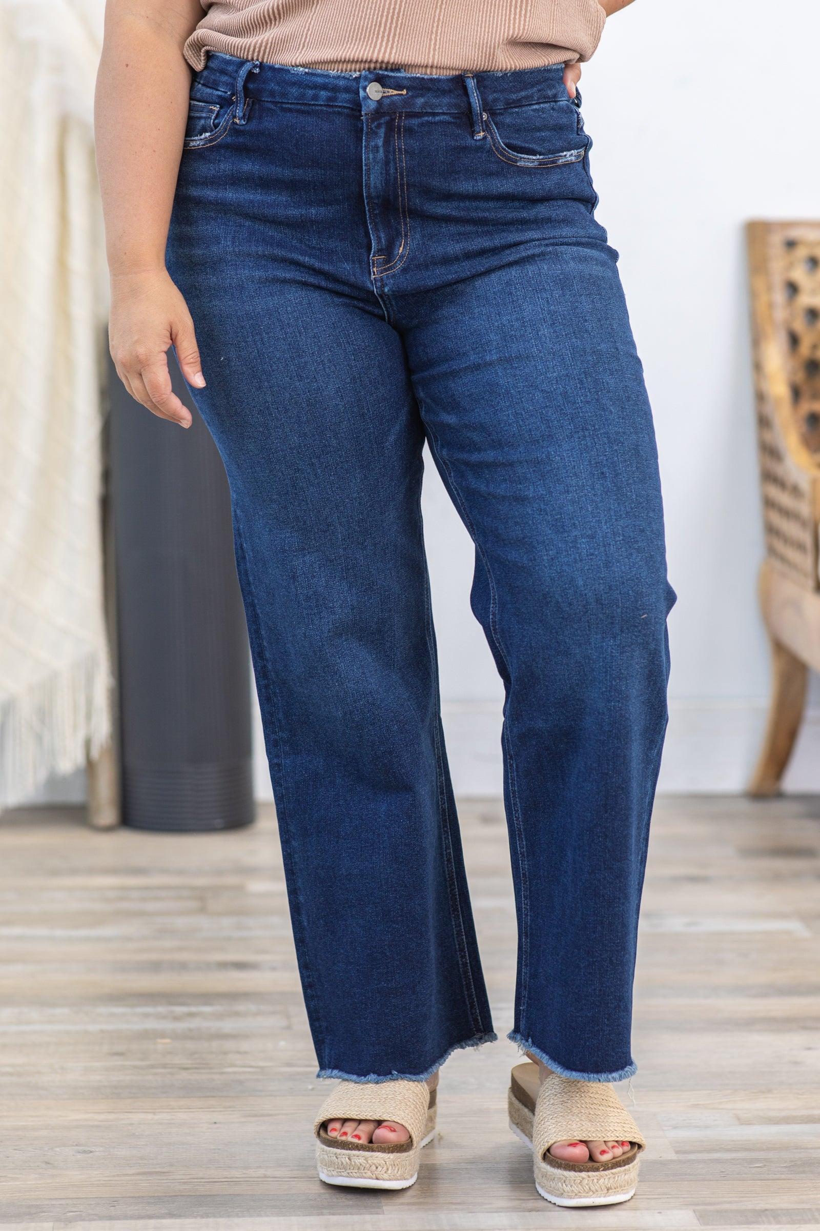 Mica Stretch Super High Rise Wide Leg Jeans Product Image