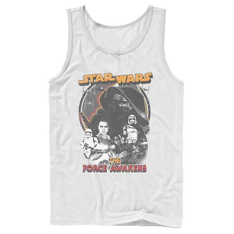 Mens Star Wars The Force Awakens Group Poster Tank Top Product Image