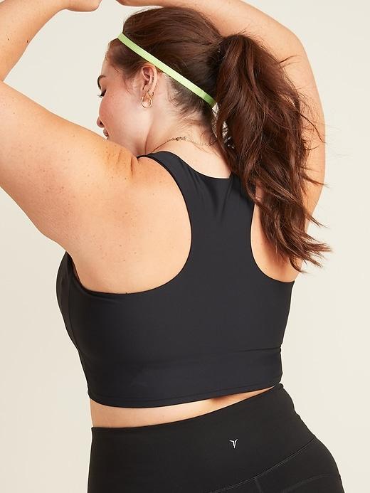 Light Support PowerSoft Plus-Size Long-Line Sports Bra Product Image