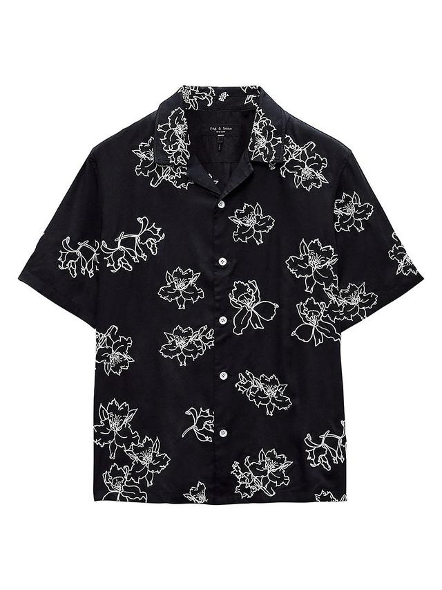 Mens Avery Embroidered Camp Shirt Product Image