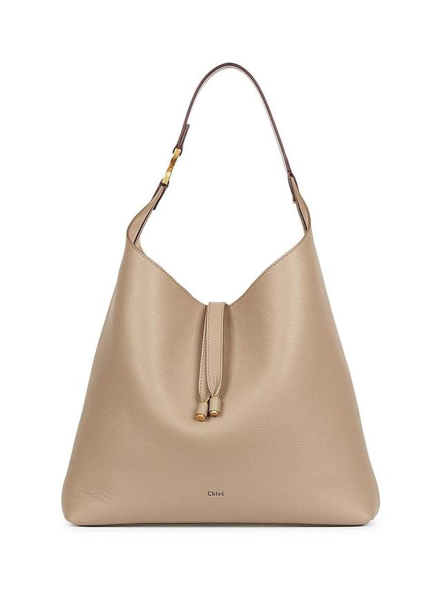 Womens Marcie Leather Hobo Bag Product Image