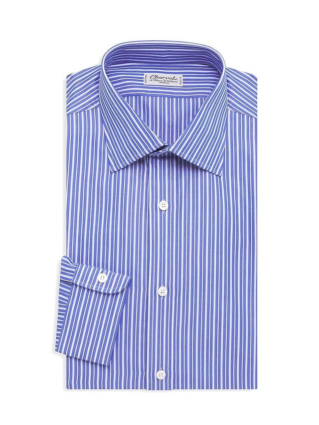 Mens Striped Dress Shirt Product Image