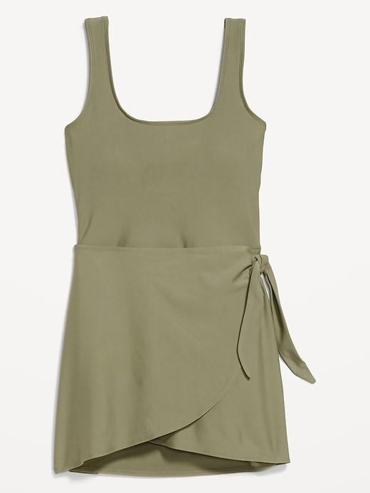 Side-Tie Swim Dress Product Image